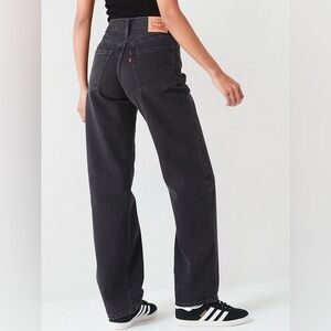 LEVIS 94 baggy black jeans 26